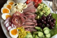 Σαλάτα με Πιπεράτη Μπριζόλα και Κρεμώδη Σάλτσα Χρένου