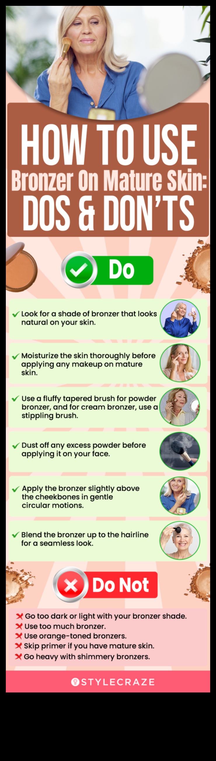 Bronzer and Aging: Ενίσχυση της ώριμης επιδερμίδας για νεανική λάμψη