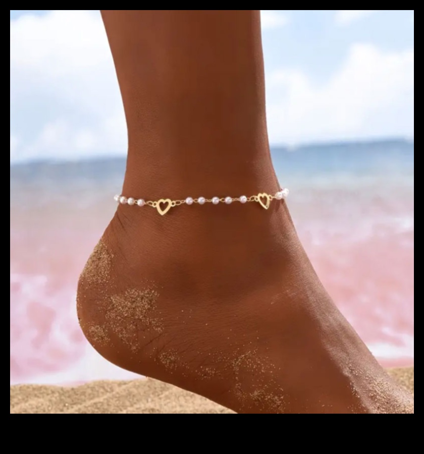Radiant Romance: Express Love with Our Romantic Anklet Series