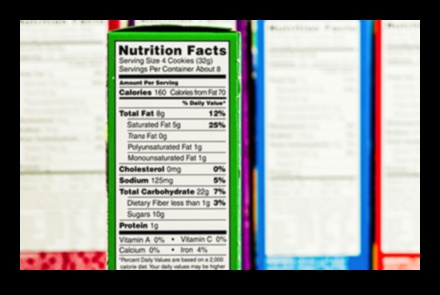 Διατροφική αξία ξετυλιγμένη Αποκωδικοποίηση των μυστικών των ετικετών τροφίμων