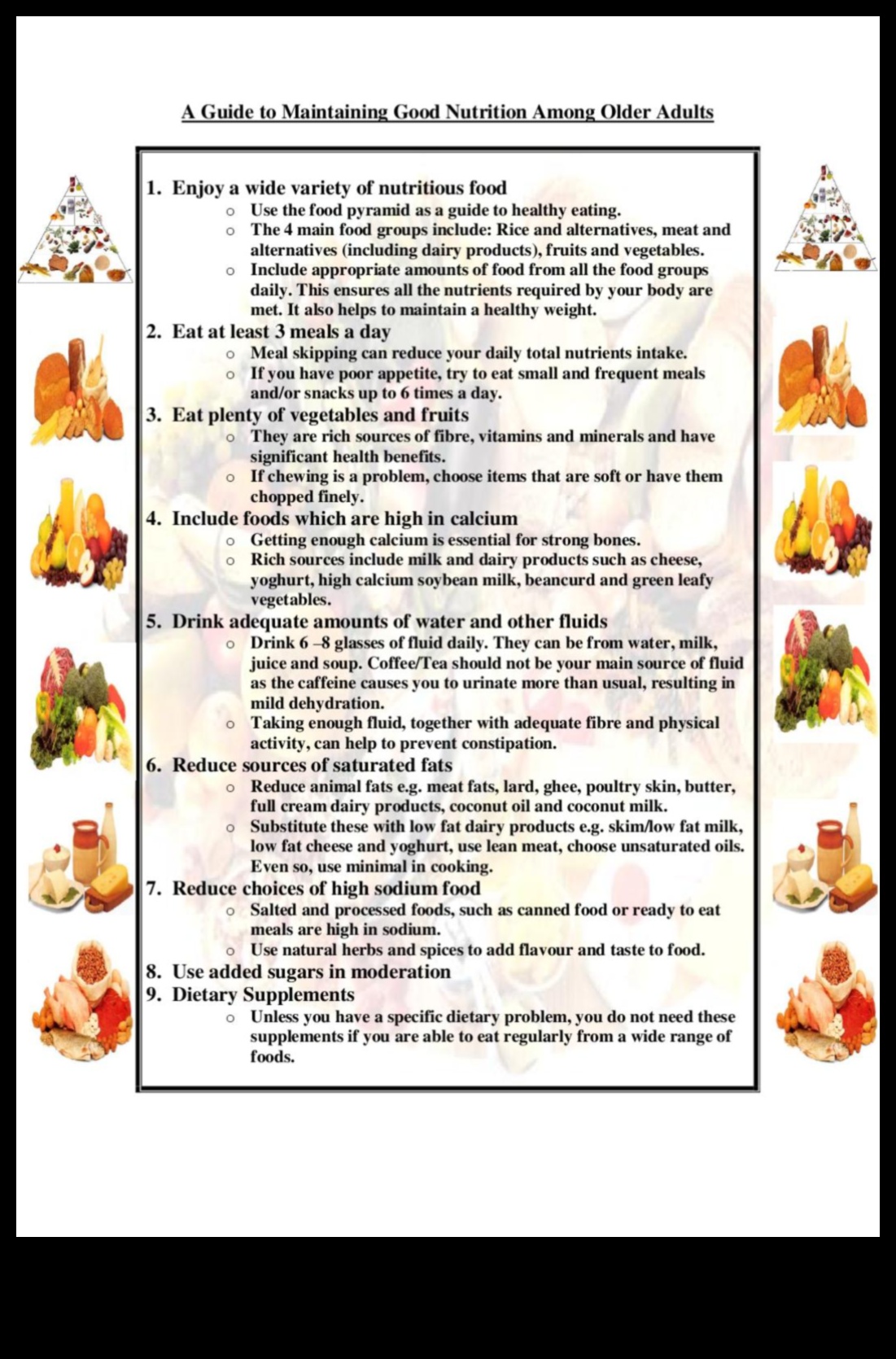 Golden Cuisine: Navigating Nutrition Needs in Geriatric Nutrition