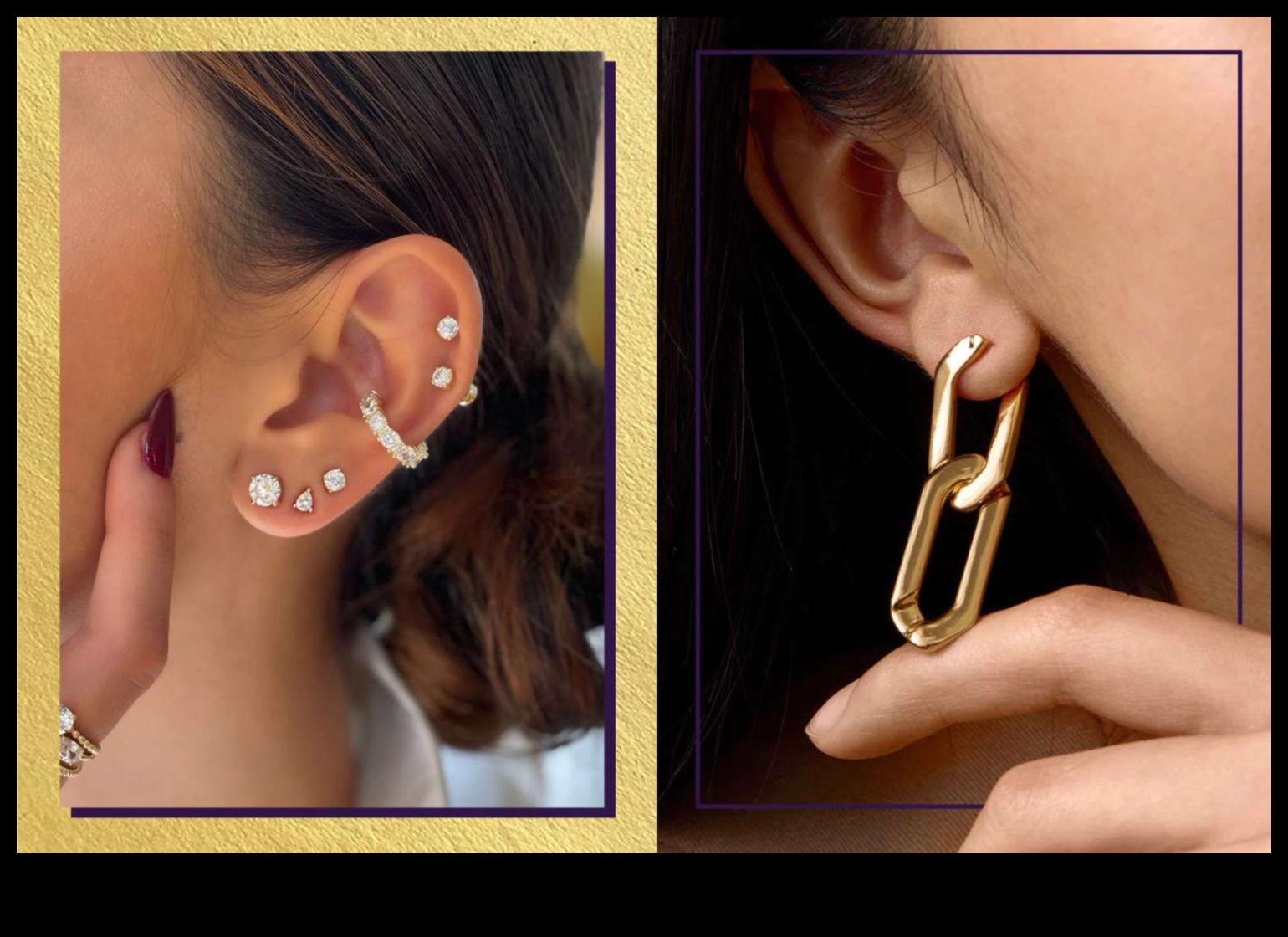 Λαμπεροί σύνδεσμοι: Συνδέστε το στυλ σας με τη λάμψη των δημιουργιών μας για σκουλαρίκια