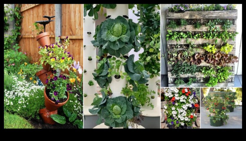 Tower of Blooms Vertical Gardens Bring the Outdoors In