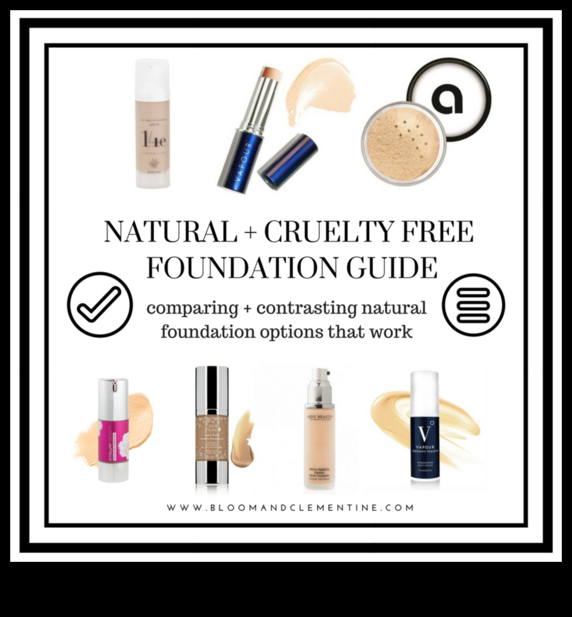 Vegan and Cruelty-Free Foundations: A Guide to Ethical Beauty Choices